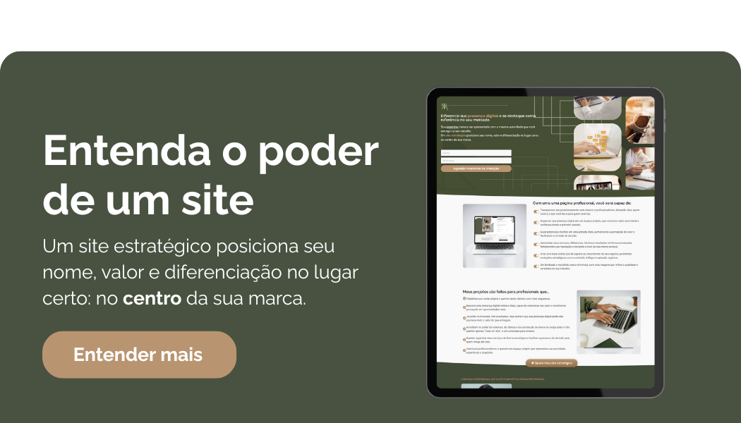 Site para Profissionais Liberais