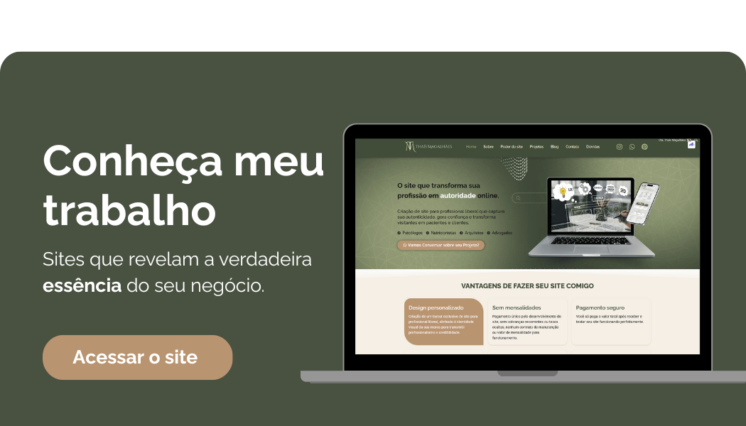 Site para Profissionais Liberais