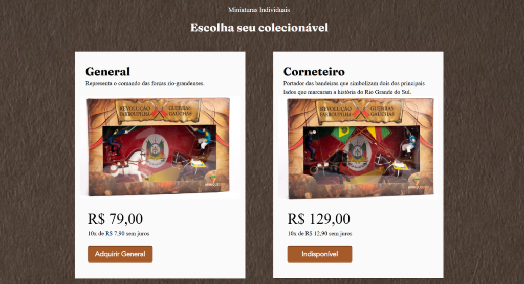 Landing Page para Vender Colecionáveis: Como desenvolvi uma página focada em conversão 4 Landing Page para Vender