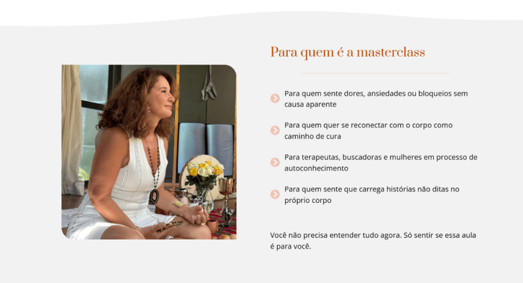 Landing Page para Webinar: Como criei uma página para aumentar inscrições em uma Masterclass 3 Landing Page para Webinar